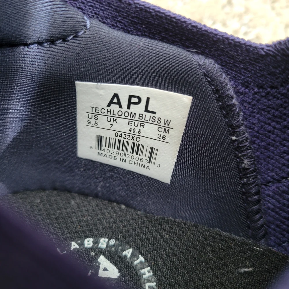 APL Women's Slip-On Athletic Sneakers in White, Navy & Beige - Picture 5 of 6